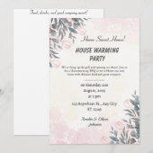 Carte d'invitation à réchauffement climatique dome (Devant / Derrière)