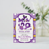 carte d'invitation à une baby shower (Debout devant)