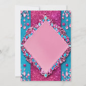 carte d'invitation à une baby shower (Dos)