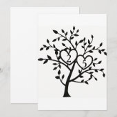 CARTE D'INVITATION À UNE FÊTE D'ANNIVERSAIRE DE MA (Devant / Derrière)