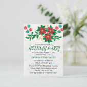 Carte d'invitation à une fête de fin d'année (Debout devant)