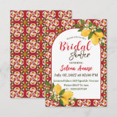 Carte d'invitation à une fête de mariage (Devant / Derrière)