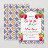 Carte d'invitation à une fête de mariage (Devant / Derrière)