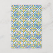 Carte d'invitation à une fête de mariage (Dos)