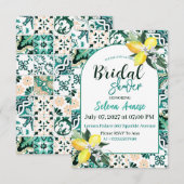 Carte d'invitation à une fête de mariage (Devant / Derrière)