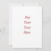 Carte d'invitation à une soirée de dégustation de  (Dos)