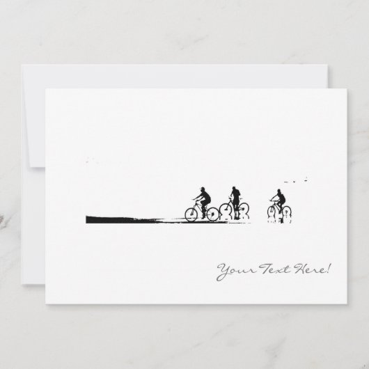 Carte d'invitation à usage général avec croquis de (Devant)