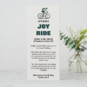 Carte d'invitation à vélo Joy Ride (Debout devant)