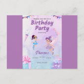 Carte d'invitation anniversaire (Devant)