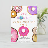 Carte d'invitation Anniversaire (Debout devant)