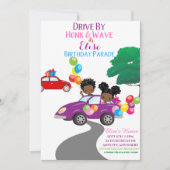 Carte d'invitation Anniversaire (Devant)