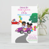 Carte d'invitation Anniversaire (Debout devant)