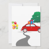 Carte d'invitation Anniversaire (Dos)