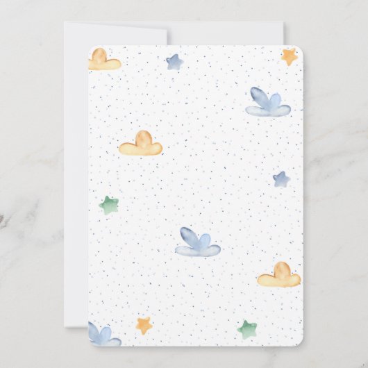 Carte d'invitation anniversaire avion modifiable (Dos)