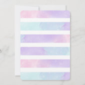 Carte d'invitation anniversaire licorne magique mo (Dos)