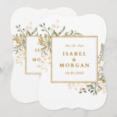 Carte d'invitation anniversaire personnalisable (Devant / Derrière)