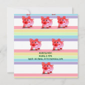 carte d'invitation annuelle du festival du porc (Dos)