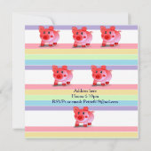 carte d'invitation annuelle du festival du porc (Dos)