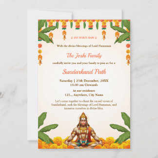 Carte d'invitation au chemin traditionnel de Sunda