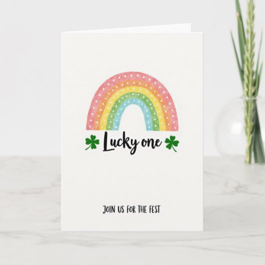 Carte d'invitation au Lucky One Fest (Devant)