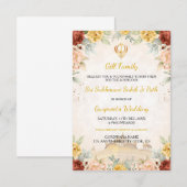 Carte d'invitation au Path Sukhmani Sahibji, Akhan (Devant / Derrière)