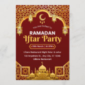 Carte d'invitation au Ramadan Iftar (Devant)