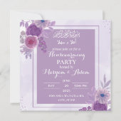 Carte d'invitation au réchauffage de maison musulm (Devant)