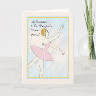 Carte d'invitation au spectacle de danse de la fil