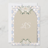 Carte d'invitation aux fiançailles (Dos)