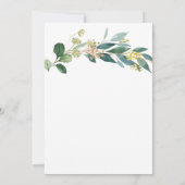 Carte d'invitation Baby Brunch (Dos)