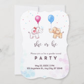 Carte d'invitation baby shower (Devant)