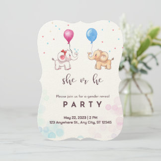 Carte d'invitation baby shower