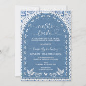 Carte d'invitation Baby shower Blue Cielito Lindo (Devant)