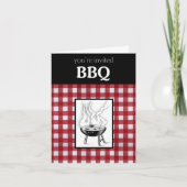 Carte d'invitation BBQ (Devant)