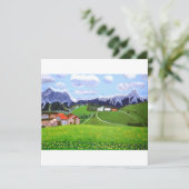 Carte d'invitation Belle Norvège (Debout devant)