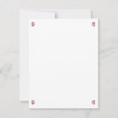 Carte d'invitation Bouddha rieur (Dos)