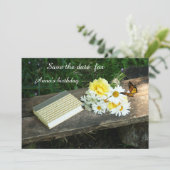 Carte d'invitation Bouquet d'été (Debout devant)