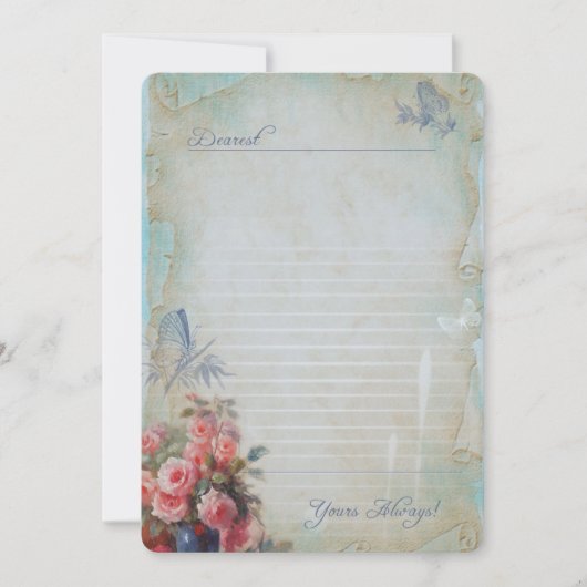 Carte d'invitation / Carte vierge Très chère (Devant)