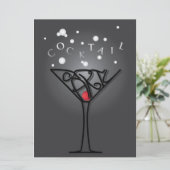 Carte d'invitation Cocktail (Debout devant)