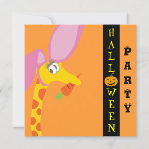 Carte d'invitation Cute Halloween - Personnalisabl
