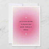 Carte d'invitation d'anniversaire (Dos)