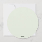 Carte d'invitation d'anniversaire (Dos)