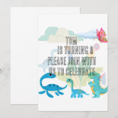 Carte d'invitation d'anniversaire (Devant / Derrière)