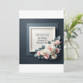CARTE D'INVITATION D'ANNIVERSAIRE (Debout devant)