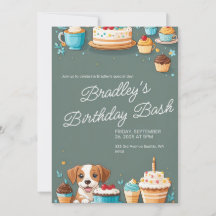 CARTE D'INVITATION D'ANNIVERSAIRE