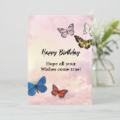 Carte d'invitation d'anniversaire (Debout devant)