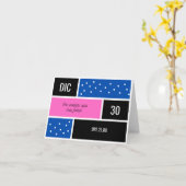 Carte d'invitation d'anniversaire (Fleur jaune)