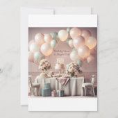 CARTE D'INVITATION D'ANNIVERSAIRE (Dos)