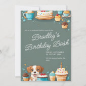 CARTE D'INVITATION D'ANNIVERSAIRE (Dos)