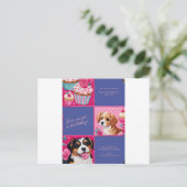 CARTE D'INVITATION D'ANNIVERSAIRE (Debout devant)